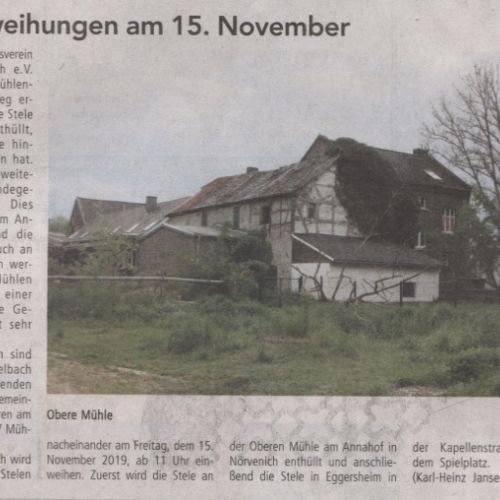 037 Mitteilungsblatt vom 2.11.2019